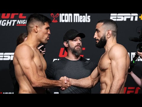 UFC Vegas 51: Weigh-In Faceoffs