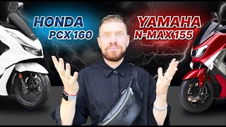 Как я выбрал? Обзор РЕАЛЬНОГО владельца обзор Honda PCX 160 ABS или обзор Yamaha N Max 155 ABS