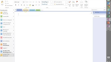 Opening OneNote Class Notebooks - Student