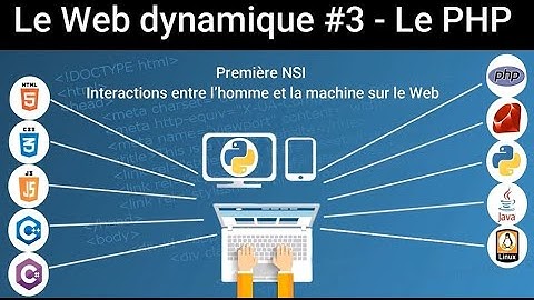 Le Web Dynamique #3 - Les bases du PHP (vs Python)