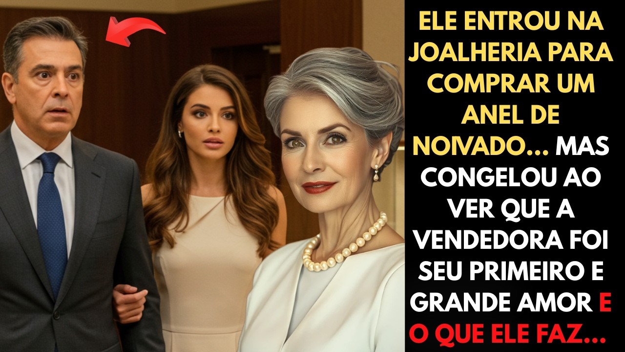 ❤️ ELE ENTROU NA JOALHERIA PARA COMPRAR UM ANEL DE NOIVADO… MAS CONGELOU AO VER QUE A VENDEDORA FOI