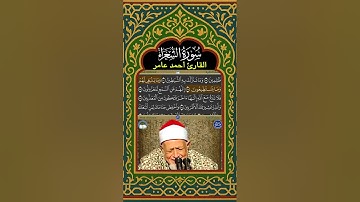 Sourat Al Shuaraa I ما تيسر من سورة الشعراء - مرئية - تتبع الكلمات- المصحف المجود - القارئ أحمد عامر