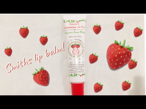Smiths lip balm review- strawberry-thumbnail