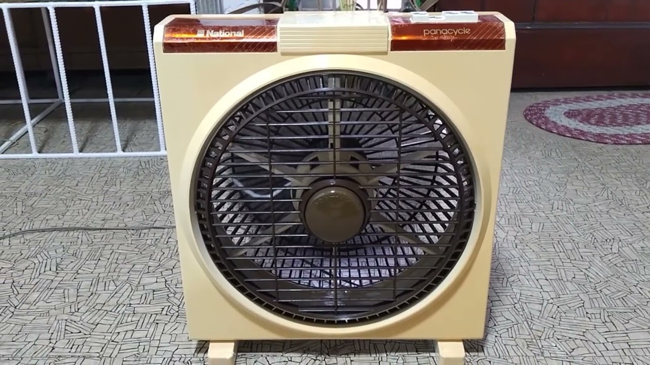 NATIONAL PANACOL DELUXE 扇風機 12” Rare National (Panacycle) Box Fan - YouTube