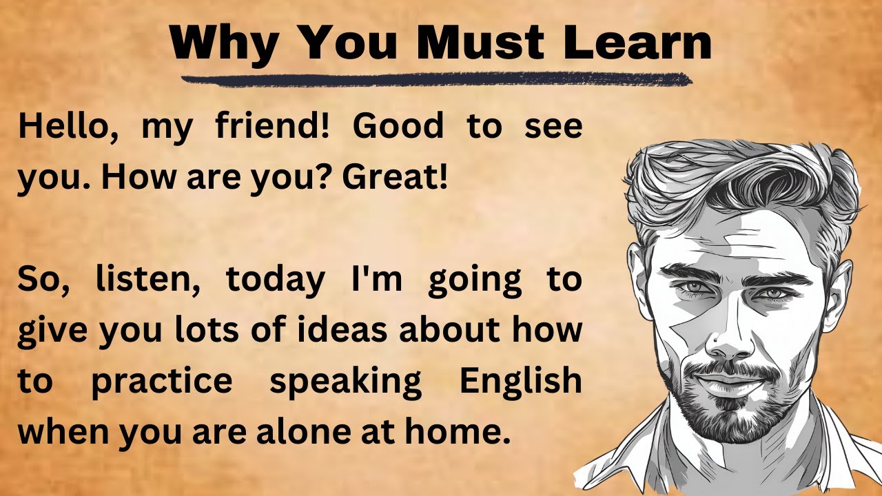 Why You Must Learn || Graded Reader || Reading Is Very Important || Learn English || Listen English