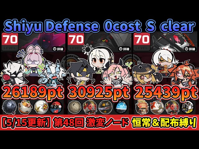 ゼンゼロ】第48回 激変ノード5 恒常＆配布縛り 82553pt｜48th Shiyu