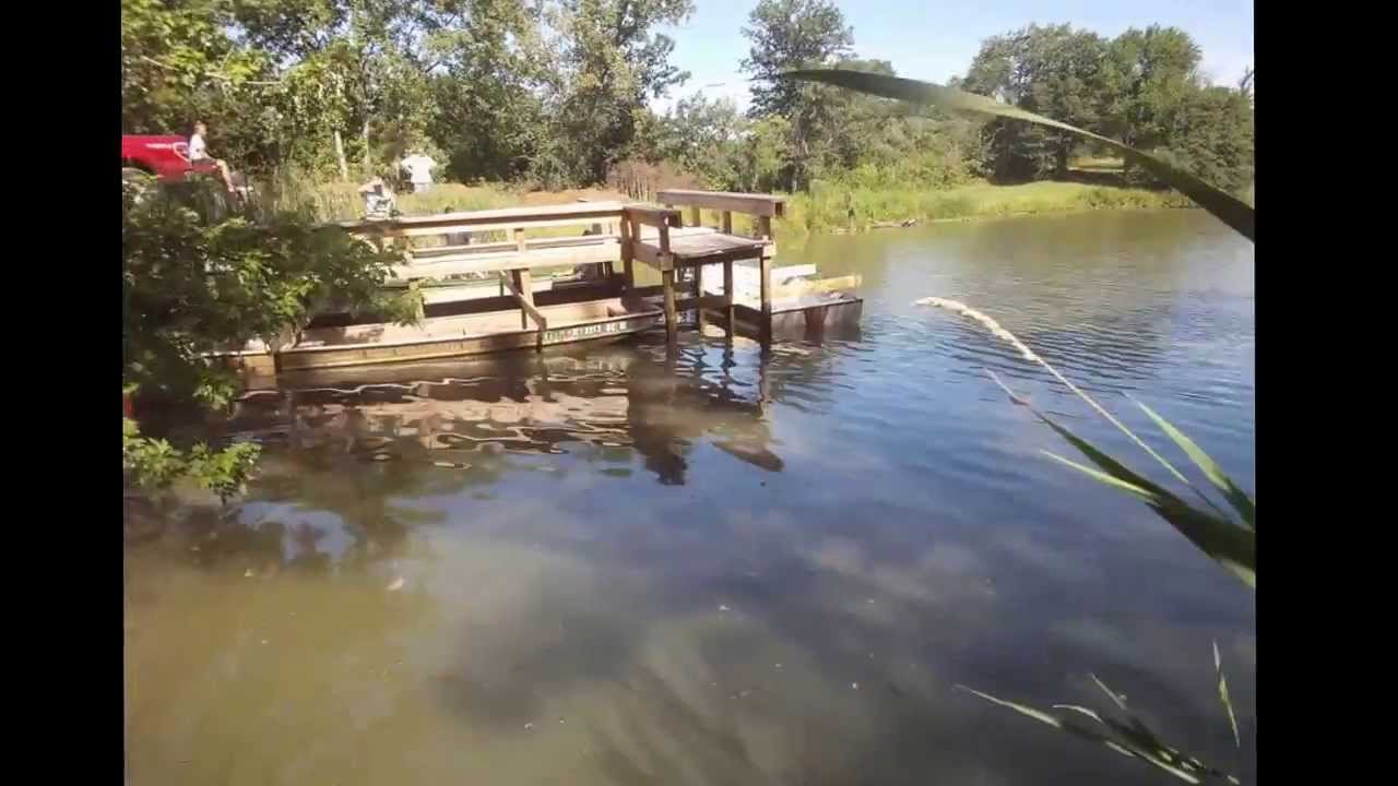 Redneck Ingenuity: How to Move a Boat Dock - YouTube