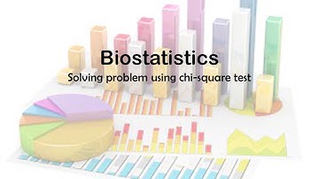 Biostatistics- chi square test