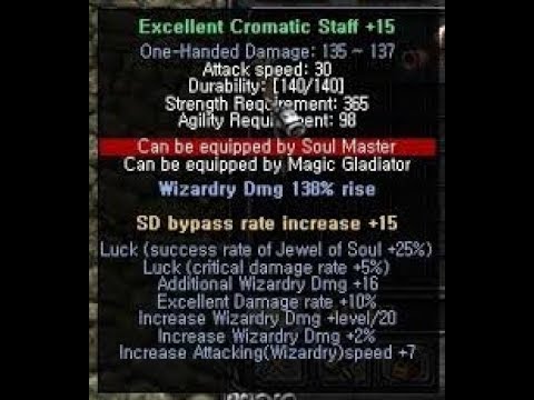 Tutorial Guía Opciones De Harmony SD BYPASS Y DAMAGE DECREMENT En ITEMS - Mu Online Plc Season 9