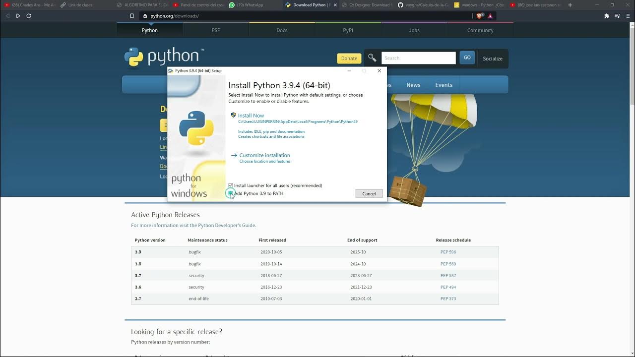 Instalar Python y PyQt - YouTube