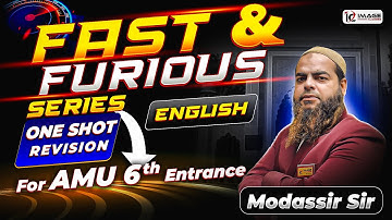 Fast & Furious Series | Complete English in One Shot | AMU 6th Entrance | Image Classes