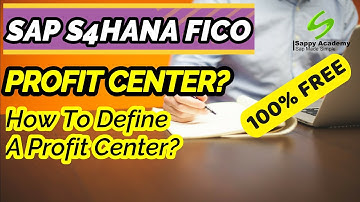 What is Profit Center? | How to Create a Profit Center? | Enterprise Structure in SAP FI