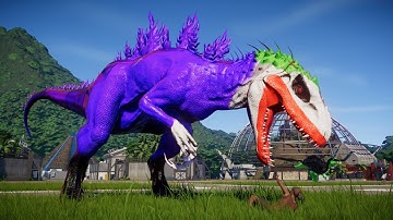 🃏🔥 Joker I-Rex vs. Deadpool Acrocanthosaurus – Chaos Unleashed! 💀🦖