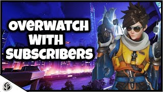 Overwatch - Playing With Subscribers - Competitive - Live PS4 Pro Gameplay