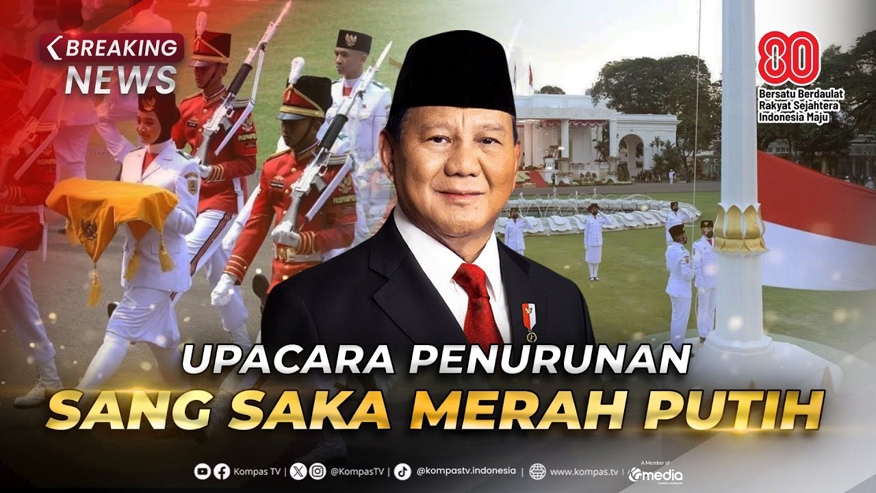 🔴 LIVE - Upacara Penurunan Bendera Merah Putih 17 Agustus 2025 di Istana Merdeka Jakarta
