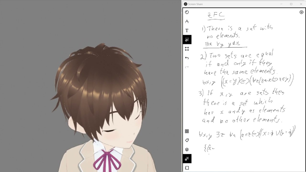 Set theory foundations ZFC