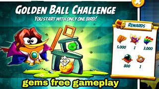 Angry birds 2 golden ball challenge 10 June 2026 with bubbles gems free#ab2 golden challenge today  screenshot 1