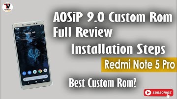 AOSiP 9.0 OS Based on Android 9 Pie || How to Install Custom Rom ||  Redmi Note 5 Pro || Hindi ||