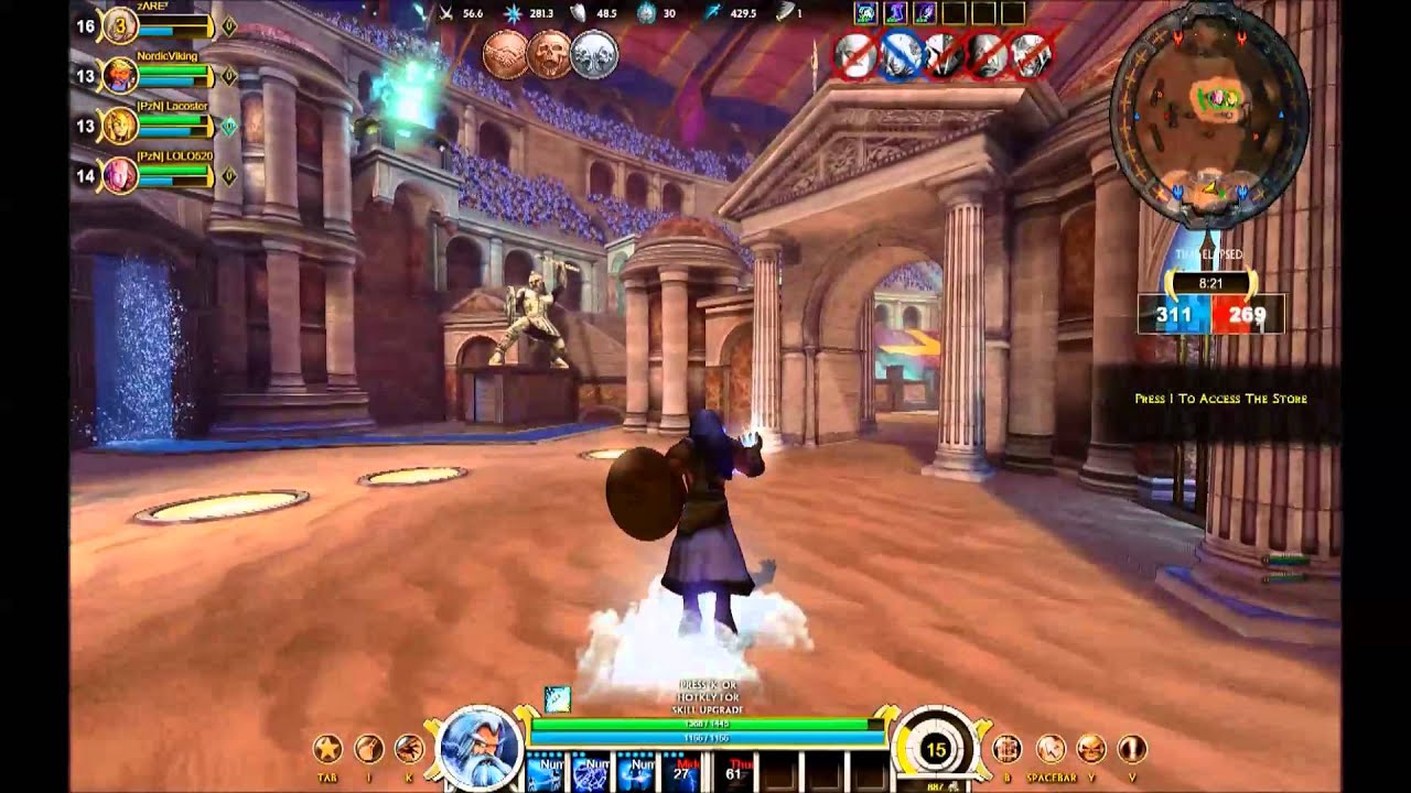 SMITE - Arena Gameplay playing Zeus #FR - YouTube