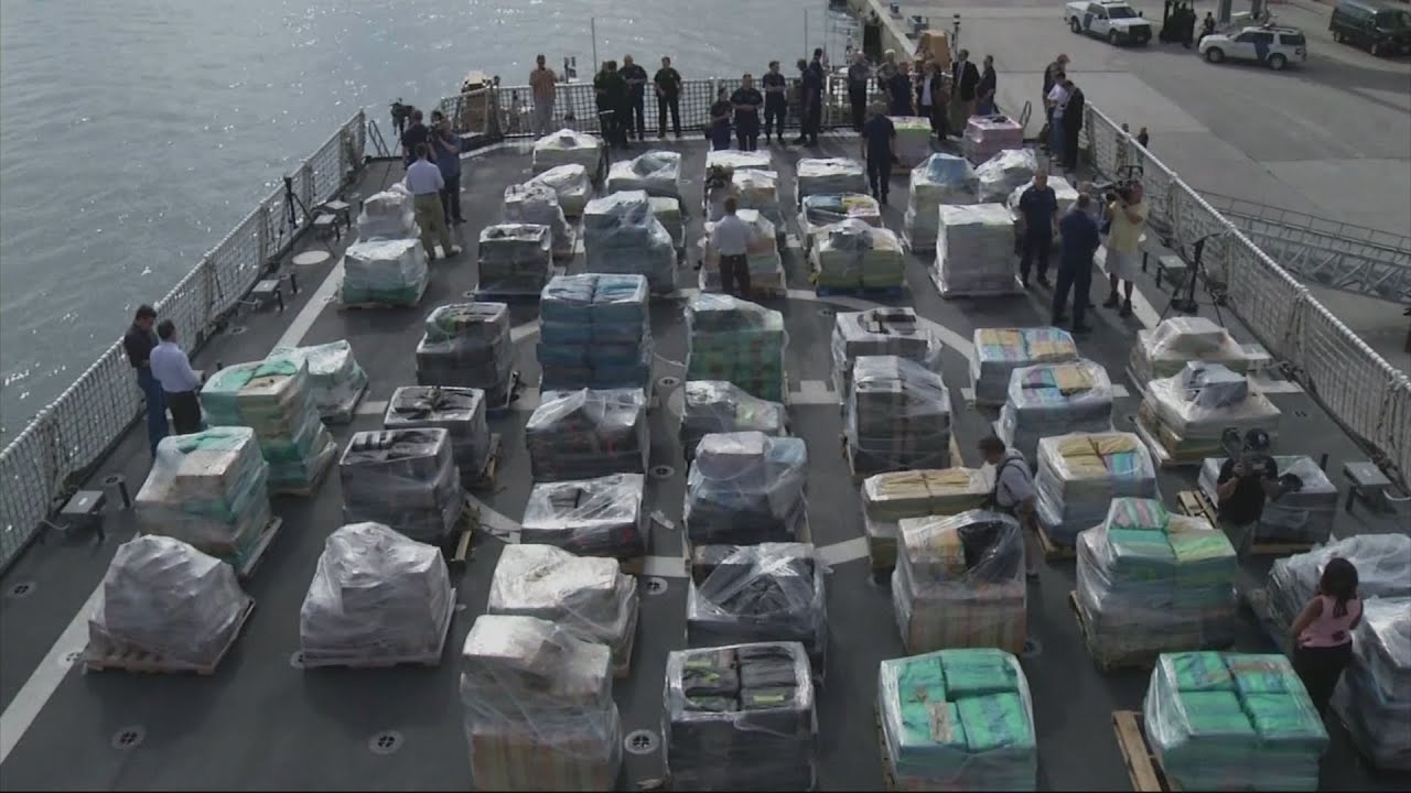 Drug bust: Cocaine with street value of '$2bn' seized in Pacific