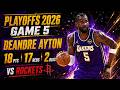 Deandre Ayton's 18 pts & 17 rebs vs Rockets (2026 PO G5)