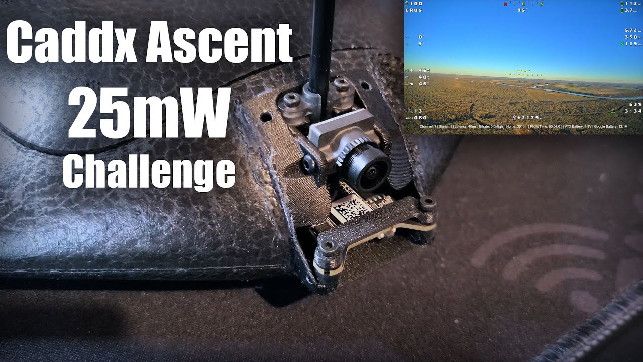 Caddx Ascent 25mW Challenge (просто ради развлечения)