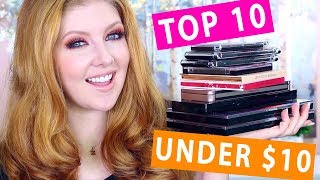 Top 10 Under $10 | Drugstore Eyeshadow Palettes 2018