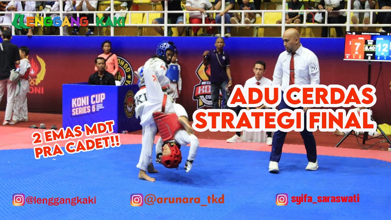 Uji Strategi Final, Telat Sedikit Auto Kalah!! Final Pra Cadet Male U31 & U34 KONI Cup 2025 #tkd