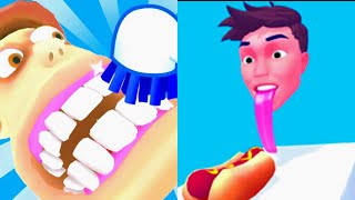 Lick Runner Vs Teeth Runner 😻 Gameplaywalkthrough Android iOS