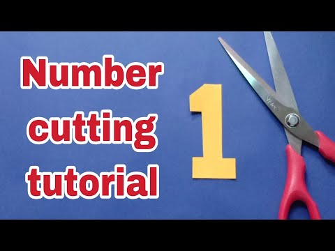 Number cutting tutorial #1