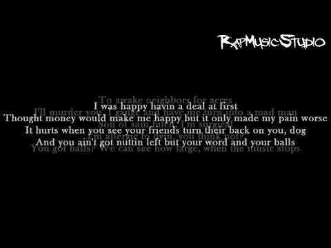 Eminem ft  D12   When The Music Stops   Lyrics on screen   Full HD 1