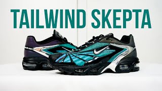 NIKE AIR MAX TAILWIND V SKEPTA (blk:chrome): Unboxing, review & on feet