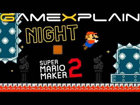 Night Time in Super Mario Maker 2's Castles! (All 4 Styles!)