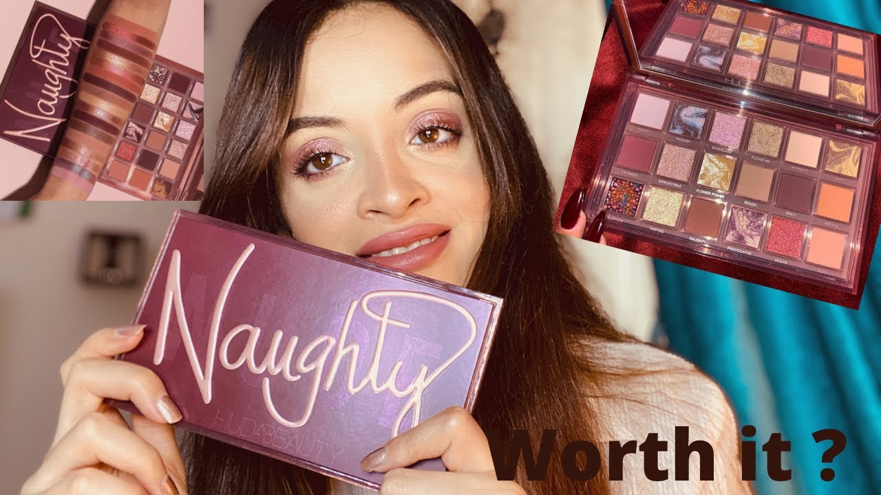 New Huda beauty NAUGHTY nude palette review || باليت هدي بيوتي الجديده ذا  ناتي نود || Worth it ? - YouTube