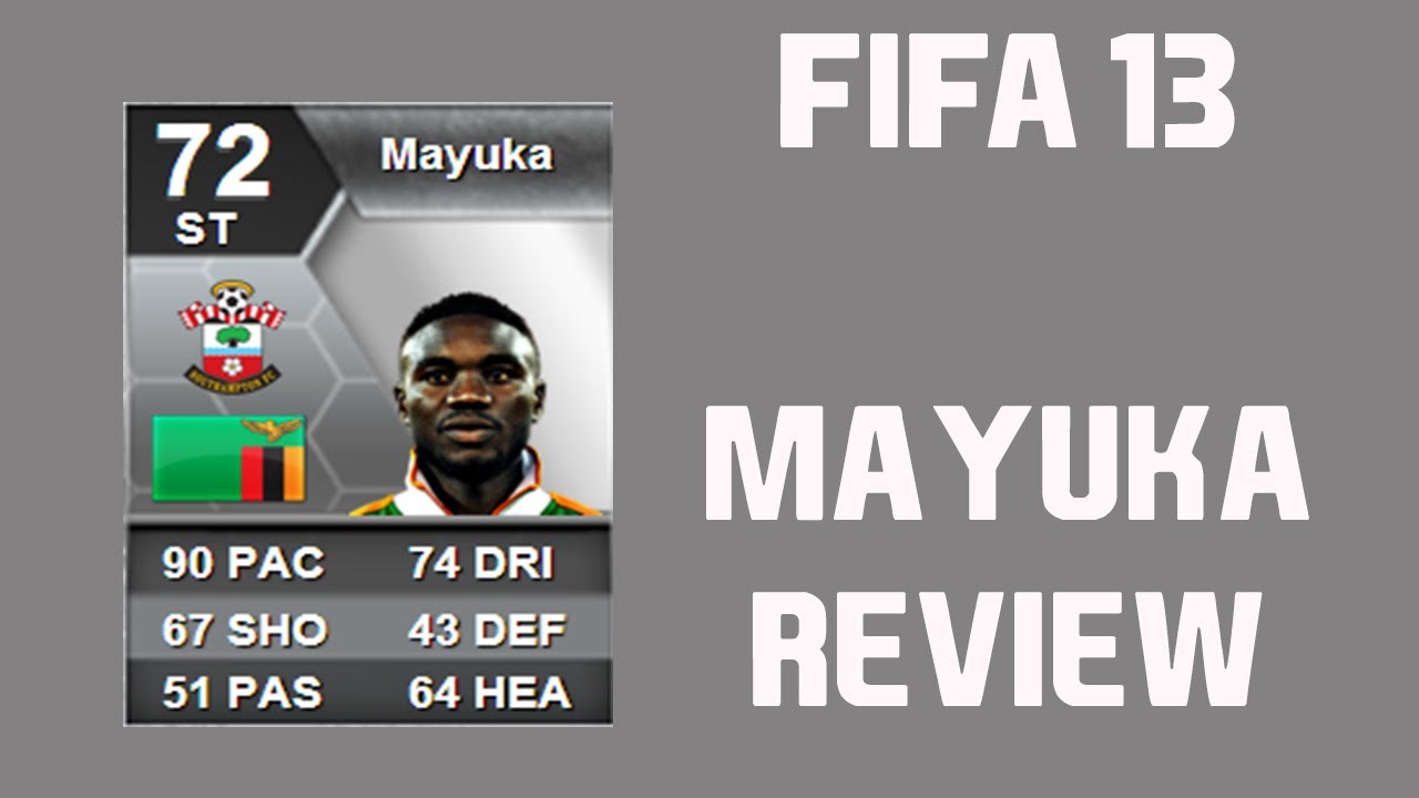 Fifa 13 Emanuel Mayuka Player Review Youtube Fifa 13 Emanuel Mayuka Player Review Youtube