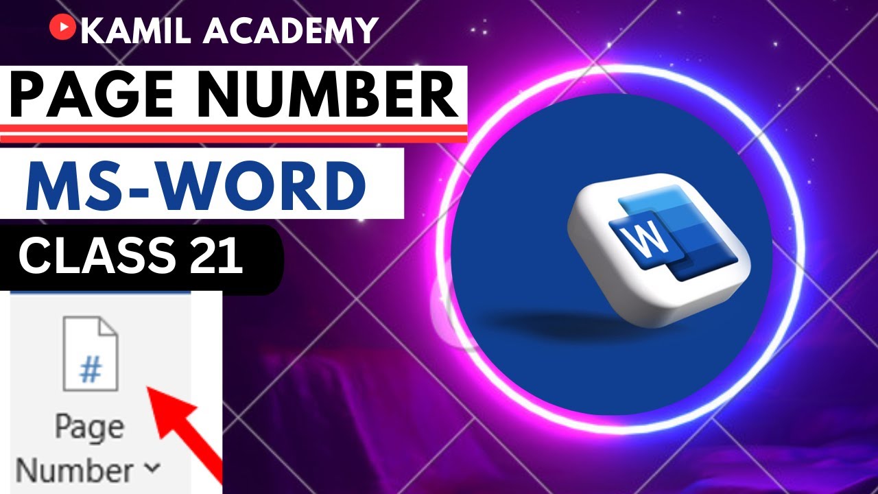 how-to-add-page-number-in-ms-word-in-pashto-language-class-21