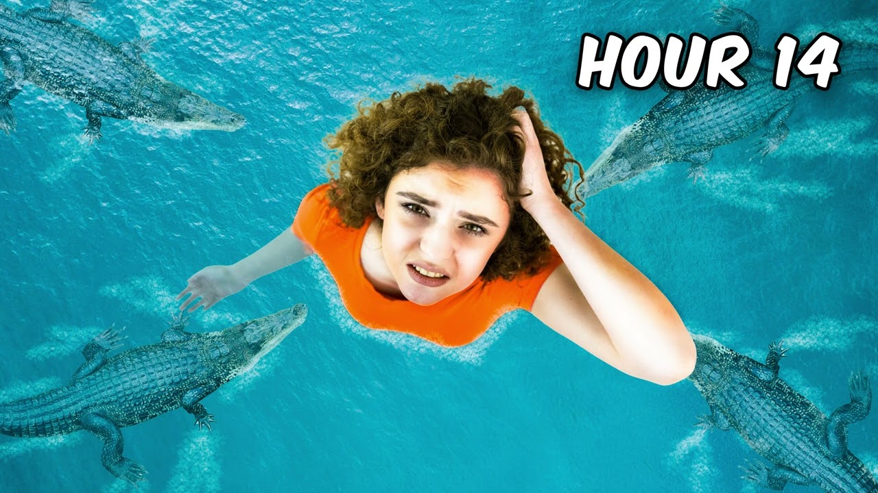 I Survive 24 Hours in Sea !