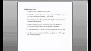 Module 2: Preparing to Georeference