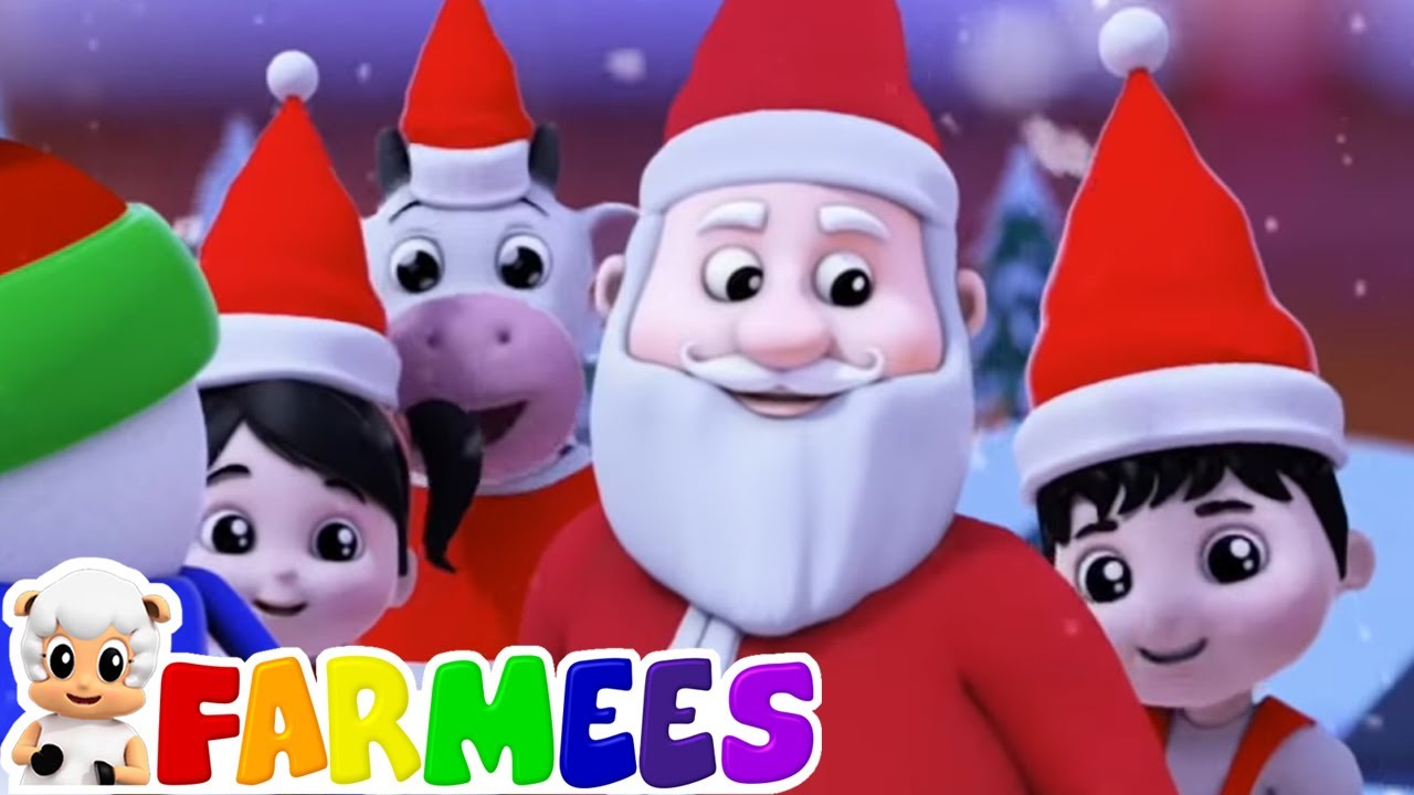 Jingle bells | Filastrocche | Musica per bambini | Farmees Italiano | Cartoni animati