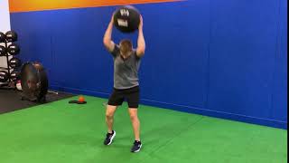 Standing Side To Side Med Ball Stomp