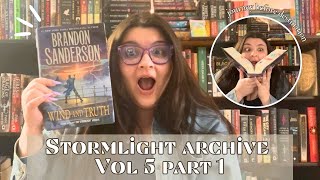WIND AND TRUTH *spoiler* reading vlog PART ONE
