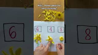 Fine motor skills Activity— Playdoh + Flower Petal