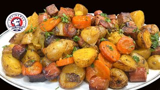 Papas rostizadas con chorizos y pavo ahumado. by Cocinemosjuntos.com 12,767 views 2 weeks ago 19 minutes