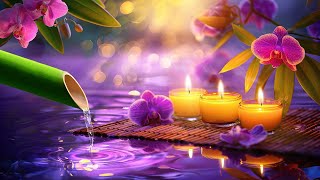 Peaceful Piano Music & Bamboo Water Fountain, Relaxing Music for Stress Relief, Sleep, Meditation