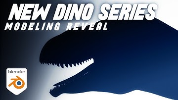 NEW DINO SERIES: Modeling Reveal Introduction (Blender)