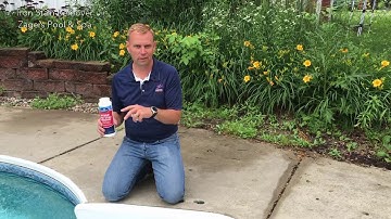 How to get rid of swimming pool iron stains FAST!