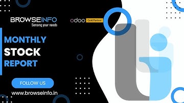 Generate Monthly Reports For Products And Categories | Monthly Inventory Stock Report Odoo App