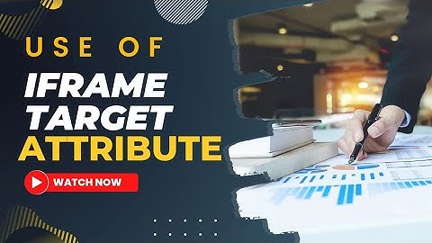 HOW TO CREATE A IFRAME || TEAMTECH01