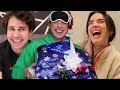 CHRISTMAS GIFT WRAPPING CONTEST FOR HER BIRTHDAY!!