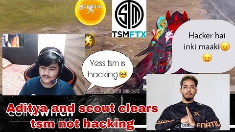 Or aditya and scout about TSM-FTX HACKING 😱😖 in T1 aquanox